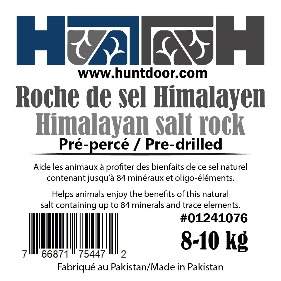 Himalayan salt 8-10kg with hole (pallet)