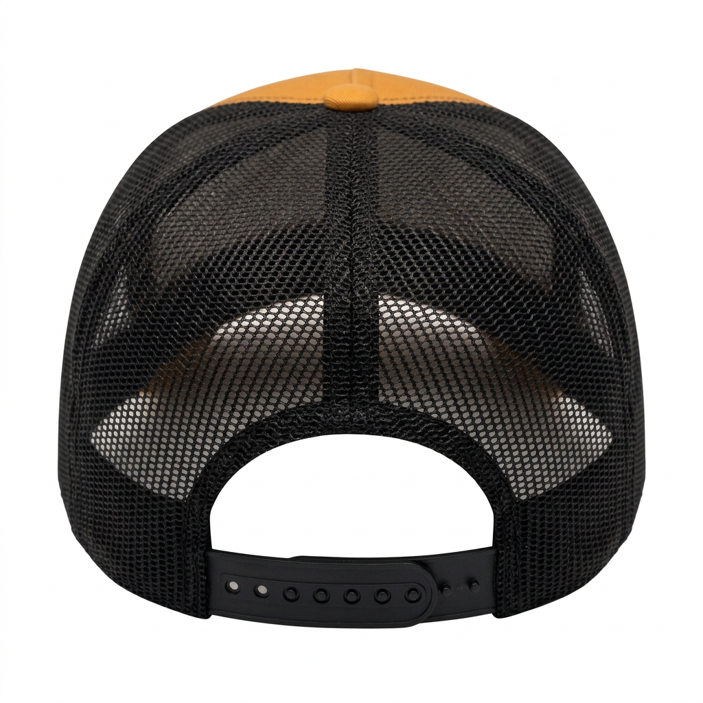 Casquette Huntdoor – Brun caramel avec patch en cuir